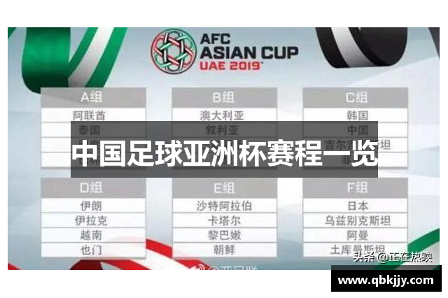 中国足球亚洲杯赛程一览